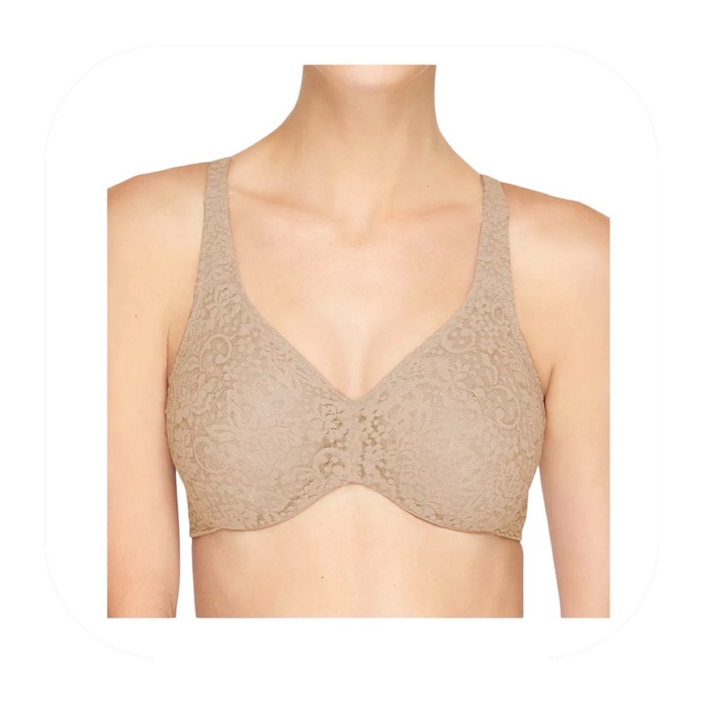 Wacoal 38DDD tan halo lace bra